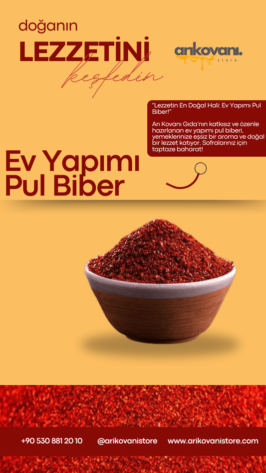 Ev Yapımı Pul Biber - arikovanistore