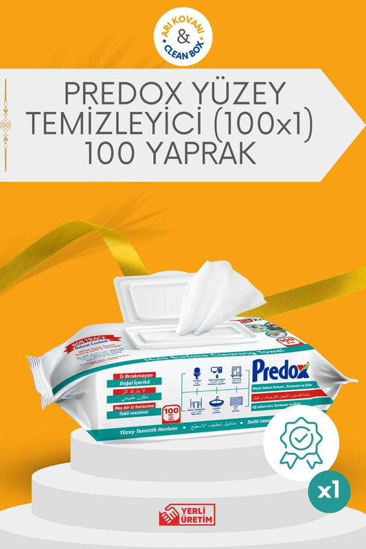 Predox Yüzey Temizleme Mendili (100 Yaprak) - arikovanistore