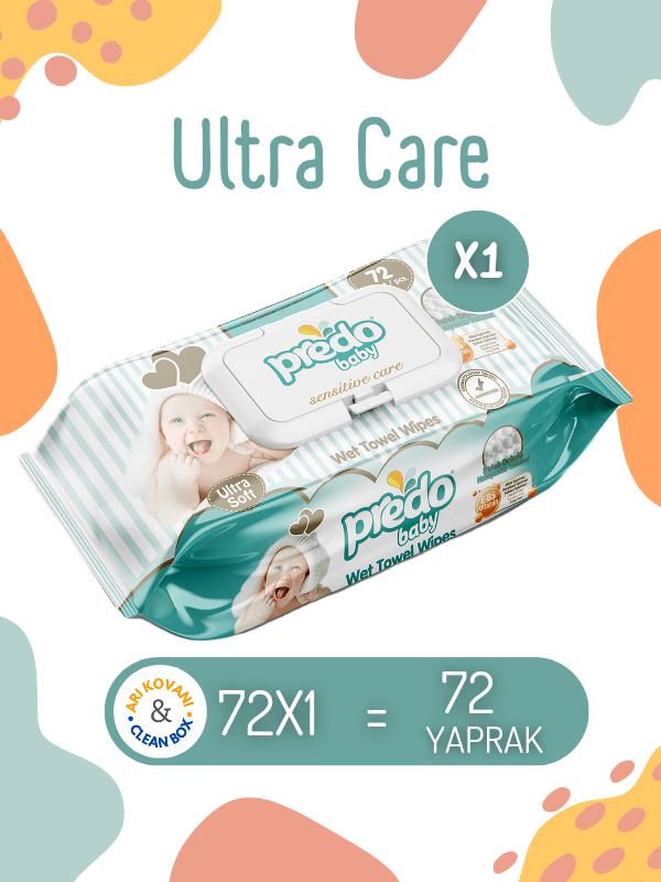 Ultra Soft Islak Havlu Mendil (72 Yaprak) - arikovanistore