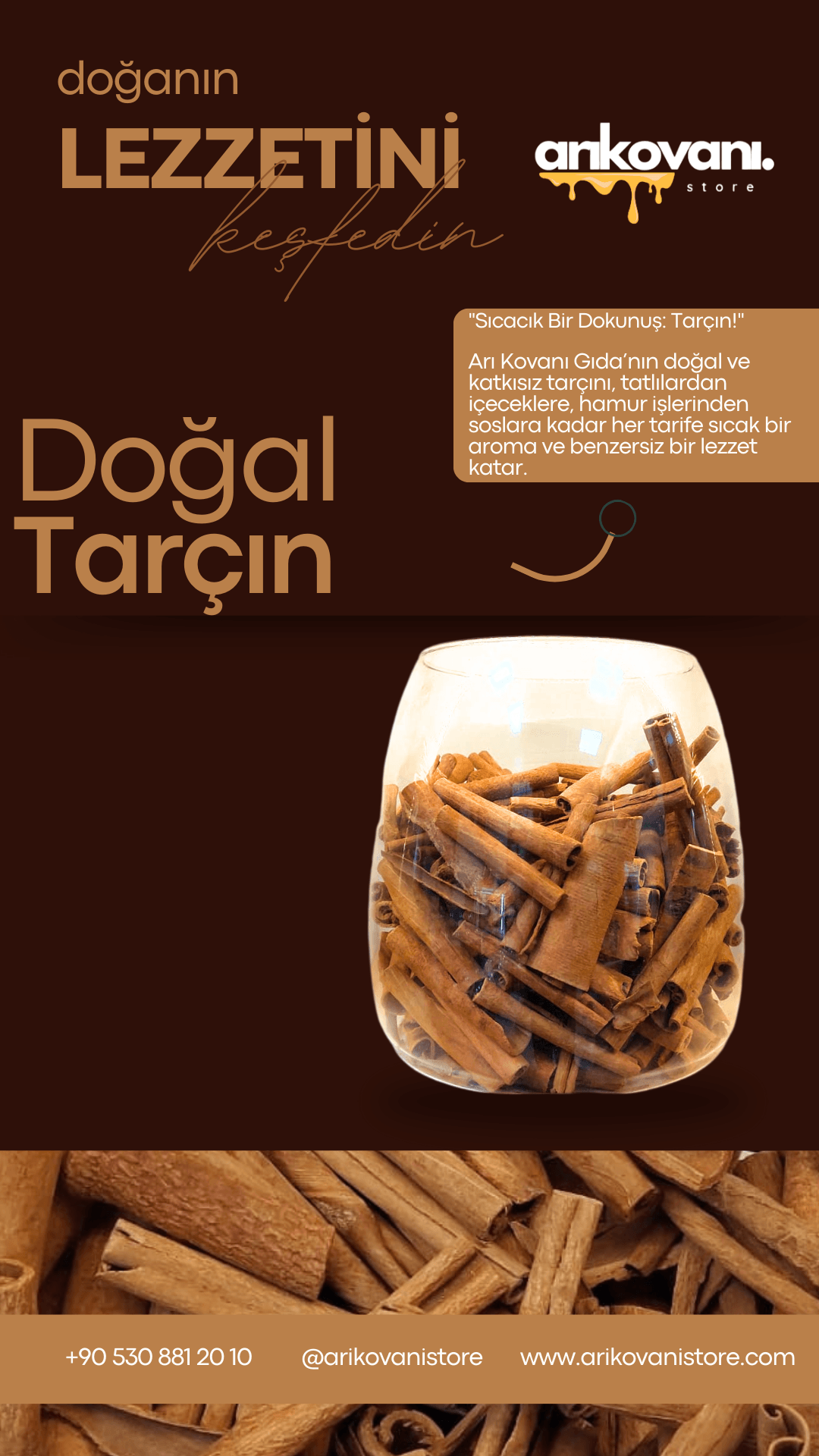 Doğal Tarçın - arikovanistore