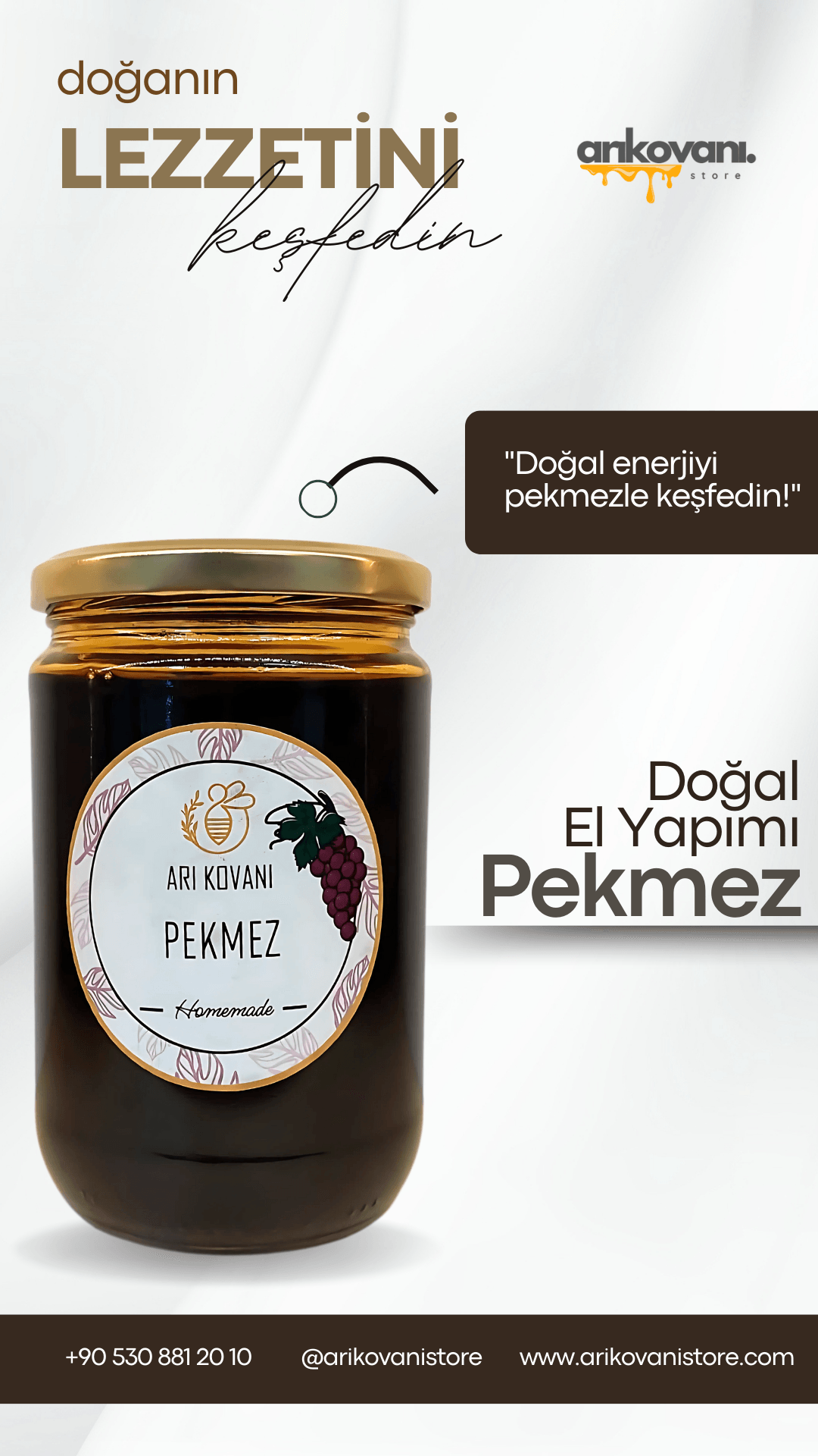 Doğal Sıvı Pekmez(800gr) - arikovanistore