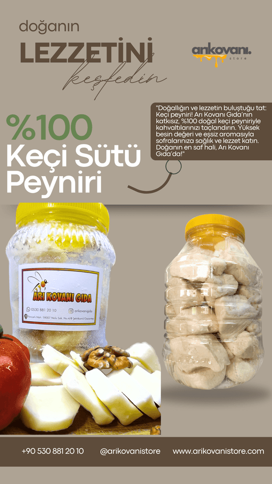 Doğal % 100 Keçi Sütü Peyniri - arikovanistore