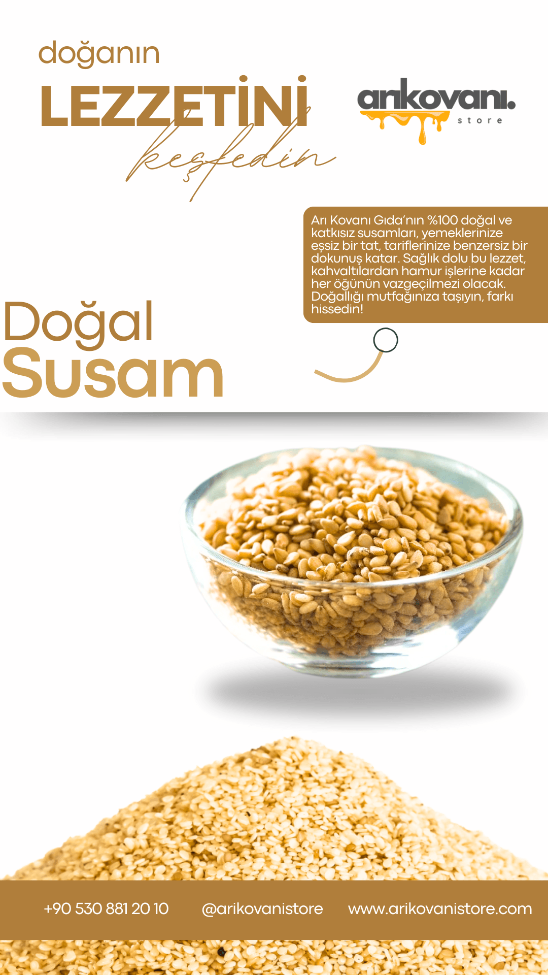 Doğal Susam - arikovanistore