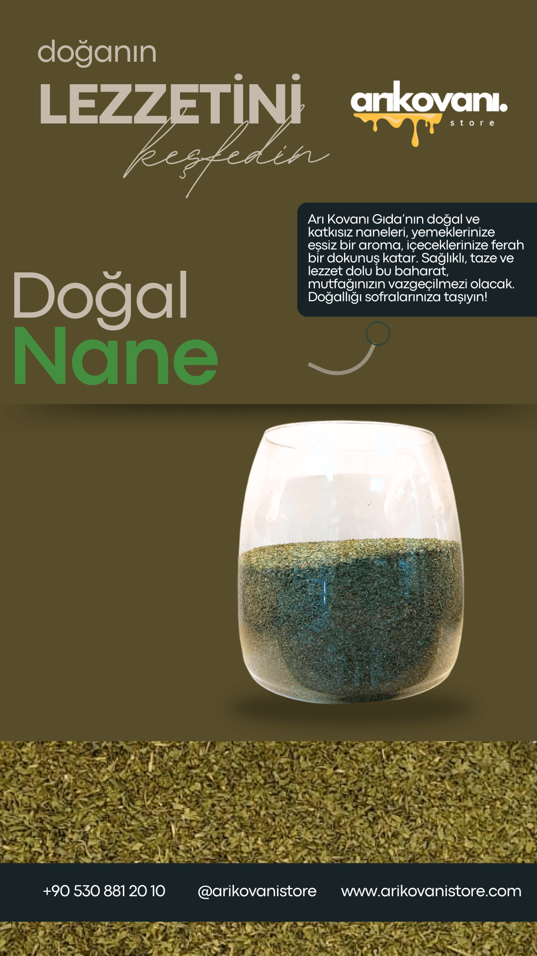 Doğal Nane - arikovanistore