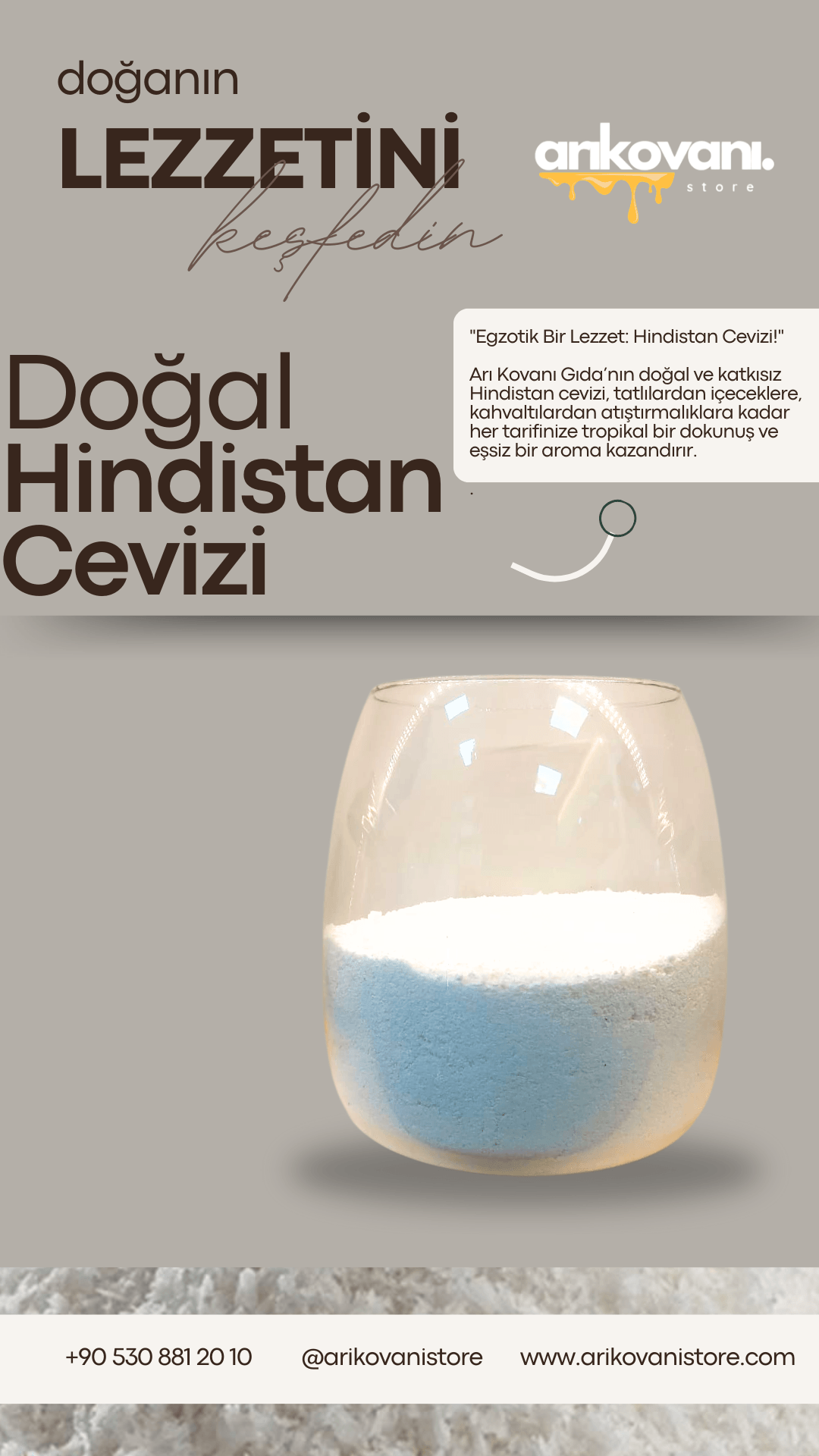 Doğal Hindistan Cevizi - arikovanistore