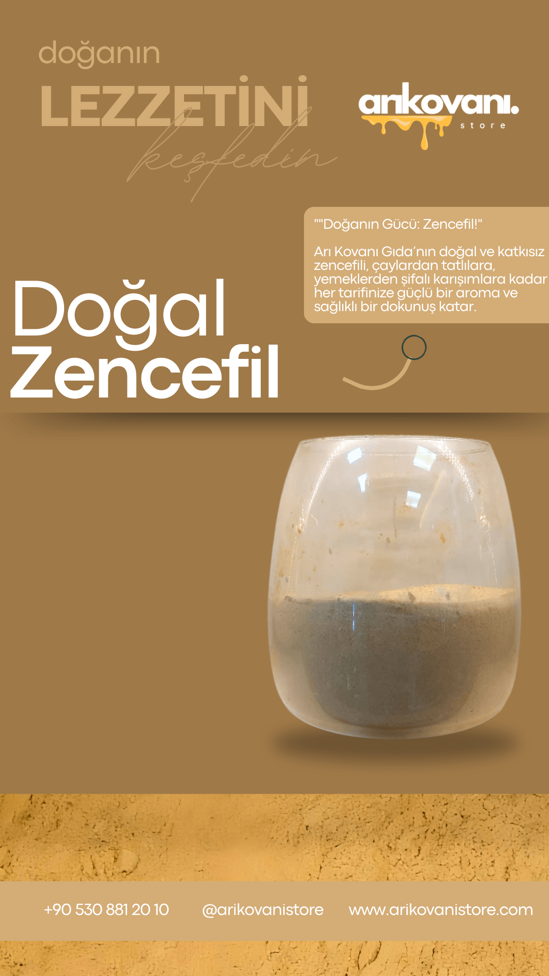 Doğal Zencefil - arikovanistore