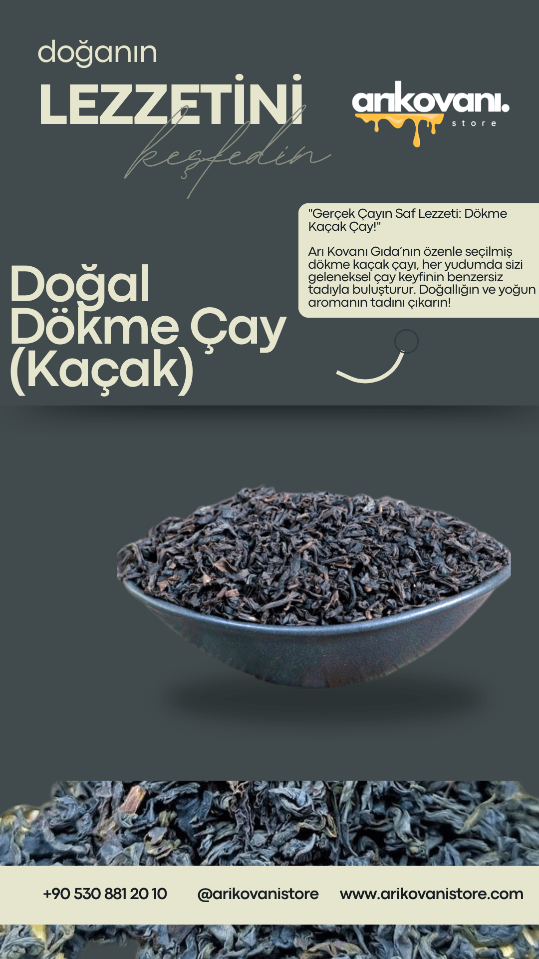 Doğal Dökme (Kaçak) Çay - arikovanistore