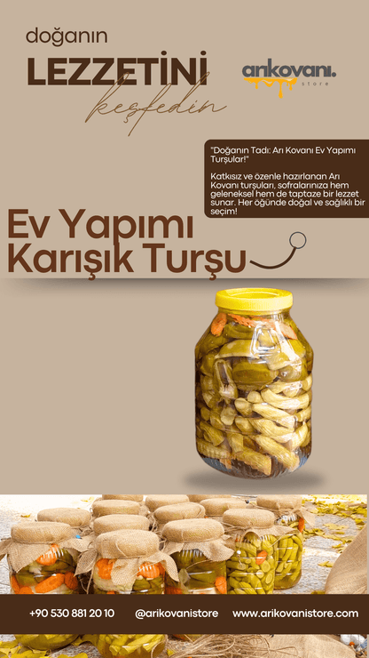 Ev Yapımı Karışık Turşu - arikovanistore